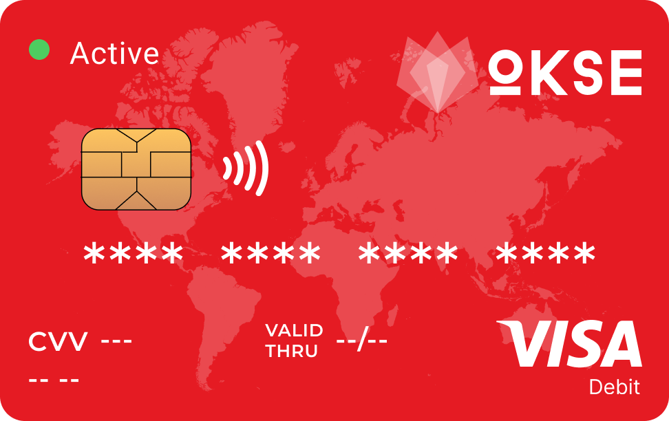 OKSE Visa Debit Card
